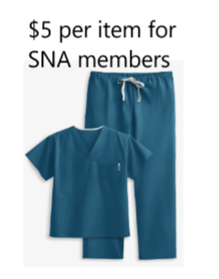 Picture of GWC SNA Member Scrubs
