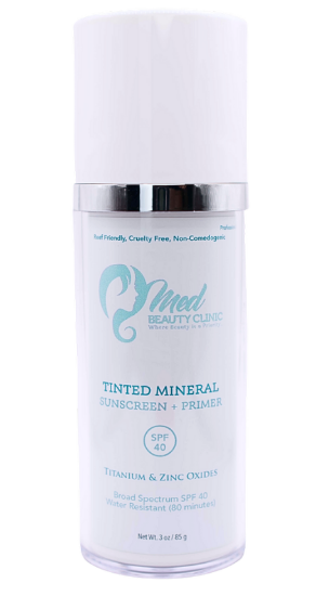Picture of 40% OFF - Tinted Mineral Sunscreen & Primer - 40 SPF (1.8 oz)