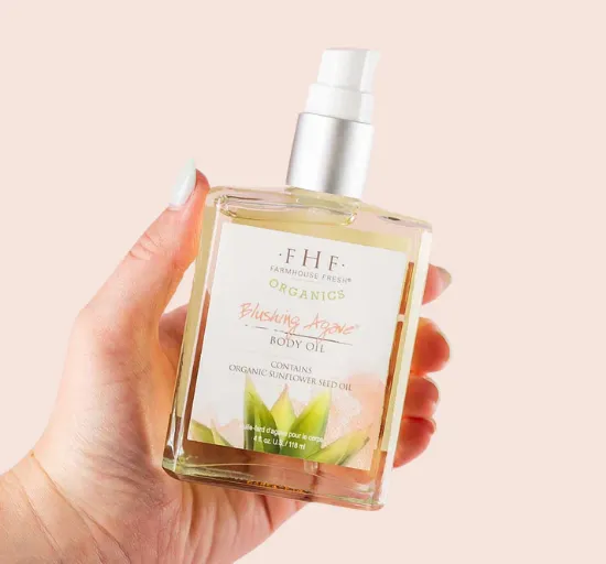 Picture of Blushing Agave Body Oil Organic (4 flu oz)